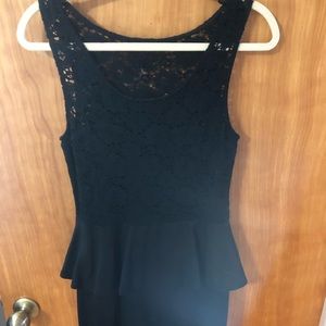 Black cocktail dress